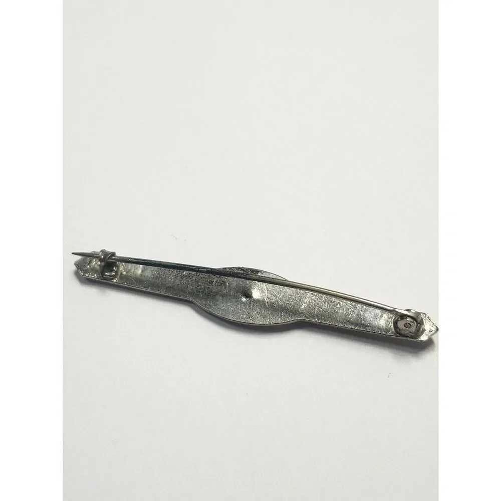 Art Deco Vintage Silver Bar Brooch